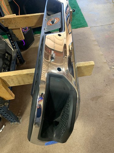2020-24 Chevy Silverado GMC Sierra HD chrome rear with sensor holes