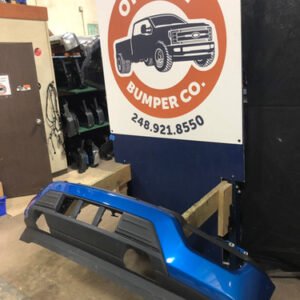2021 2022 2023 ford f150 front bumper oem painted no park assist Velocity Blue