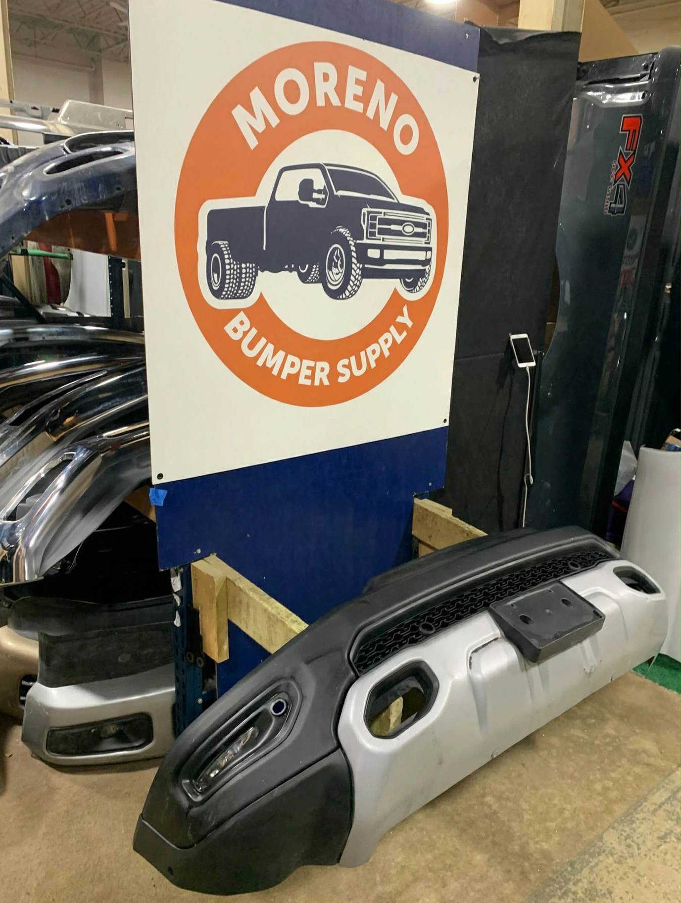 Ram Rebel 1500 front bumper 2019-2024 OEM used - Image 2