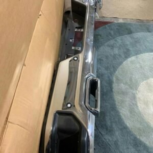 Rear bumper Chevy Silverado GMC Sierra 1500 half ton Chrome dual exhaust no P/A