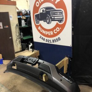Carbonized Gray Ford f150 front bumper 2021-2023 w Park assist holes