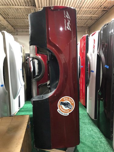 Dark red 8 foot long bed ford super duty 1999-2010