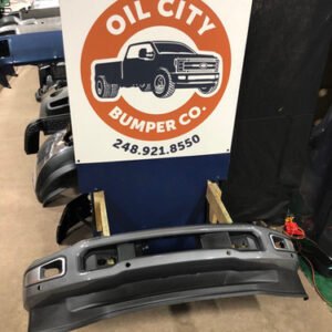 Ford F250 F350 platinum limited Carbonized gray front bumper with sensor holes